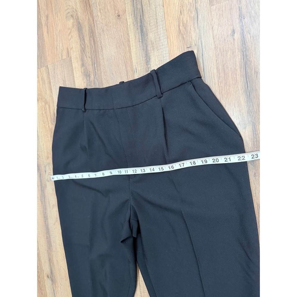 ZARA‎ Black Tailored Dress Pants Stretch Straight Leg XL - Picture 9 of 11